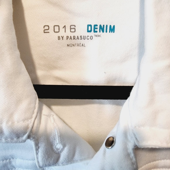 Parasuco White Denim Jacket - Picture 6 of 7